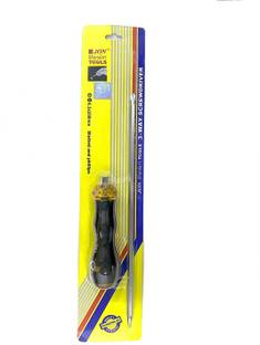 Jon Bhandari Tools 3 way Slotted and Phillips Screwdriver 6.3 x 250mm Standard Screwdriver