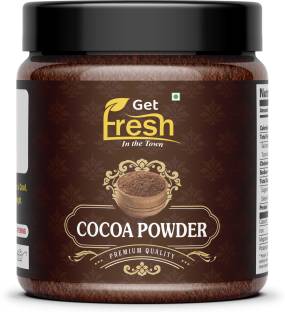 Get Fresh Cocoa Powder, 400gm (100% Natural, Unsweetened , Vegan & Gluten-Free) Meringue Powders
