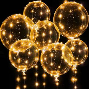FLICK IN White Led Light Balloons