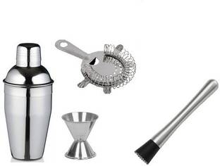 Dynore Set of 4 Muddler strainer bar set 4 - Piece Bar Set