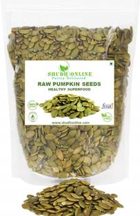 Shudh Online Raw Pumpkin Seeds for Eating, Organic Dry Pumpkin Seed (Kaddu ke Beej, Pumking) Pumpkin Seeds