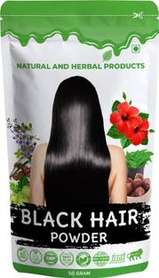 NATURAL AND HERBAL PRODUCTS Black Henna Powder | Black Hair | Black Dye | Hair Color | Black Mehandi , Black