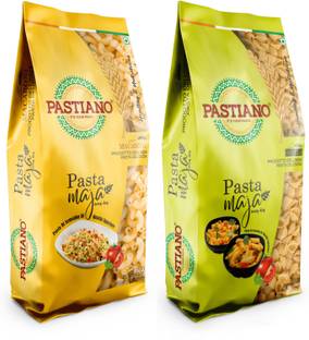 PASTIANO MAJA MACARONI AND SHELLS PASTA- 500 GMS EACH- (PACK OF 2)- Macaroni, Shell Pasta