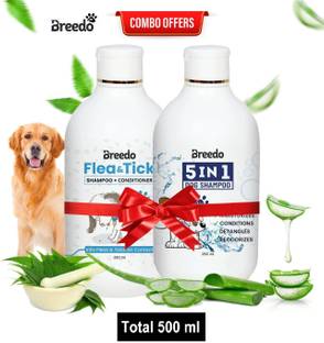 Breedo Allergy Relief, Conditioning, Anti-fungal, Anti-microbial, Anti-itching, Anti-dandruff Natural Dog Shampoo