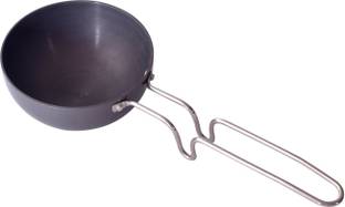 Prokitch Hard Anodized Big Tadka Pan (12cm),Aluminium, Black Tadka Pan 12 cm diameter 0.4 L capacity