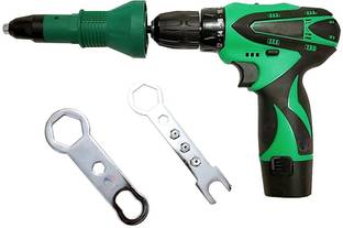 Mass Pro Rivet Gun Adapter With Cordless Screwdriver 12V Revers Forward Function Multi Tasking Cordless Drill