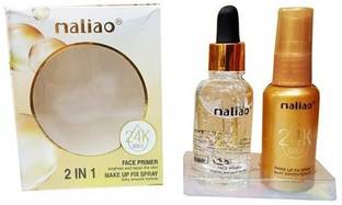 maliao 24k GOLD 2in1 Makeup Fixer & Face  Primer  - 60 ml