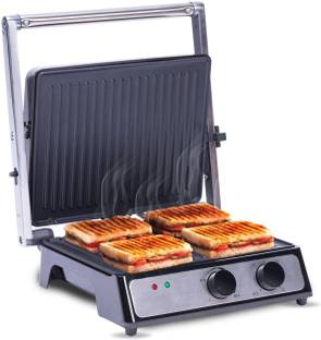 AGARO Grand 2000 Watts Super Jumbo Sandwich Maker With Non-Stick Grill Plates, Open Grill