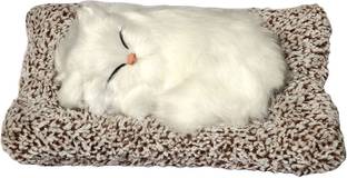 NAKCA Car Dashboard Cat Plush Toy, Car Interior Decorative Soft Accessories Showpiece Decorative Showpiece  -  8 cm