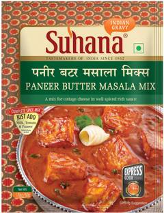 SUHANA Paneer Butter Spice Mix 50g Pouch - Pack of 4