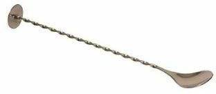 finality Stainless Steel Bar Spoon with Crusher Stainless Steel 29 cm Stirrer