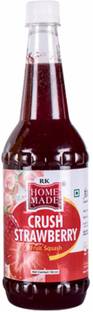 Home Made Real Fruit Strawberry Crush Syrup|Gluten free|Perfect House Party Drink 750ML Strawberry Crush