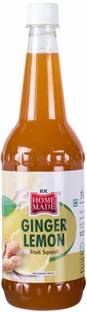 Home Made Real Fruit Ginger lemon Syrup|Gluten free|A perfect drink for house party 750ML Ginger lemon Syrup