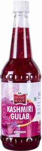 Home Made Real Kashmiri Gulab Crush Syrup|100% Vegan & Low fat|Perfect Party Drink 750ML Kashmiri Gulab Syrup