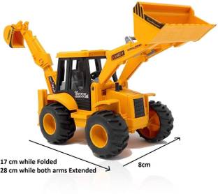 Akvanar 2 in 1 jcb Construction toy unbreakable 180 degree rotating