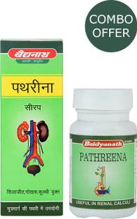 Baidyanath Pathreena Syrup 200ml With Pathreena 50tab For Stone