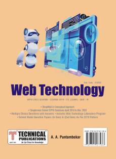 Web Technology for SPPU 19 Course (TE - SEM VI - COMP - 310252)