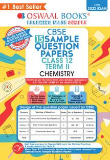 Oswaal Cbse Term 2 Sample Papers Class 12 Chemistry Book (for Board Exams 2022)