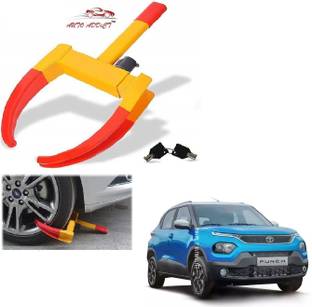 AuTO ADDiCT Car Tyre lock tire locks Anti Theft Protective For TATA PUNCH Wheel Lock