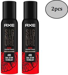 AXE Signature (Intense) _122ml Each - (Pack of 2)SI01 Deodorant Spray  -  For Men