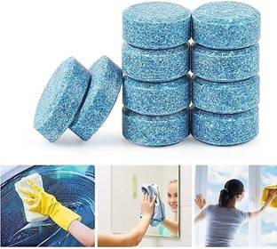 Parulenter Car Accessories. 10PCS/1Set Car Wiper Detergent Effervescent Tablets Washer Auto Windshield Cleaner Glass Wash Cleaning Compact Concentrated Tools