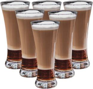 AROXIMA (Pack of 6) Transparent Beer/Water/Juice/Glass set 300 ML-GL48 Glass Set Water/Juice Glass