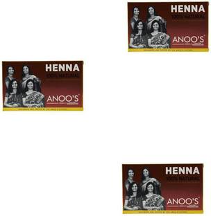 Anoo's 100% NATURAL HENNA 300 GRAMS (100G*3)