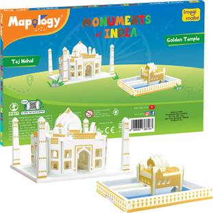 Imagimake Mapology Monuments of India - Taj Mahal & Golden Temple - For kids Above 5 Years