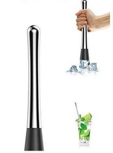 Dynore Stainless Steel Cocktail Muddler Steel Masher