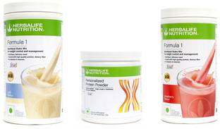 HERBALIFE Formula 1 Shake Kulfi & Strawberry Flavor With Protein Powder 200 Gram Protein Shake