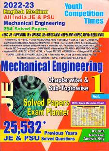 Mechanical Engineering (JE) Chapterwise & Sub-Topicwise Solved Papers Exam Planner Volume-1 (English Medium)