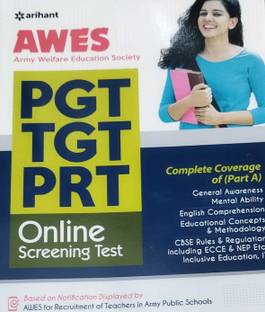 AWES Army Welfare Education Society PGT TGT PRT Exam Guide