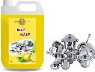 casmoglow Dishwash Liquid Gel Lemon Jar with ,Lemon fragrance jar ,Non Acidic Dishwashing Dish Cleaning Gel