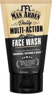 Man Arden Daily Multi-Action De-Tan Ubtan Turmeric Face Wash