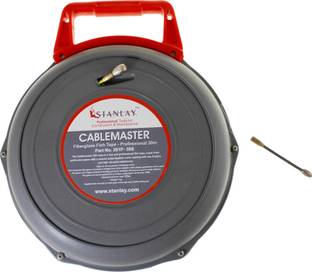 Stanlay Cablemaster Fish Tape 20 meter coated fiberglass wire puller Measurement Tape