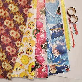 ShopTalk ( Pack of 8 sheet ) Gift wrap smilley