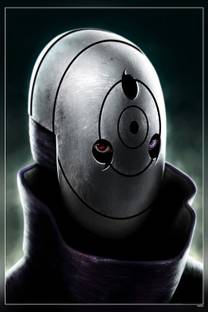 Naruto Shippuuden Uchiha Obito Tobi Anime Boys Matte Finish Poster Paper Print