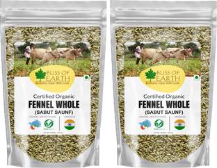 Bliss of Earth Organic Fennel seed ( Saunf) Fresh Great for Weight loss | healthy digestive