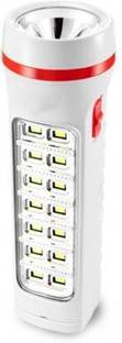AKR Rechargeable Led Torch light 9029c with emergency light (14 led) Torch Torch