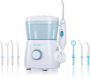 Dr. Odin Oral Irrigator Jet Flosser for Teeth Cleaning and Flossing, 10 Pressure Settings with Storage Compartment for Complete Family Pack | 600ml Water Tank Storage | 3 Minute Smart Timer Water Flosser