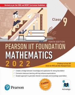 Pearson Iit Foundation Mathematics Class 9
