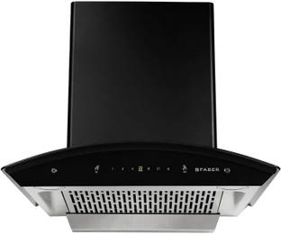 FABER HOOD EVEREST IND SC TC HC BK 60 Auto Clean Wall Mounted Black 1200 CMH Chimney