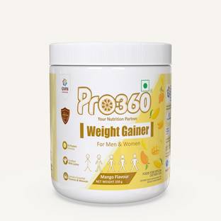 PRO360 Weight Gainer Dietary Supplement For Men & Women- 250 Gm (Mango Flavour) Nutrition Drink