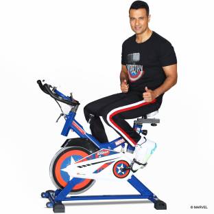 Powermax Fitness MB-165 Captain America Exercise Spin Bike for home use Spinner Exercise Bike