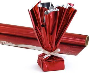 SIA VENDORS Red Gift Wrapping Paper Size 24 X 24 Inch 10 Sheet Paper Gift Wrapper