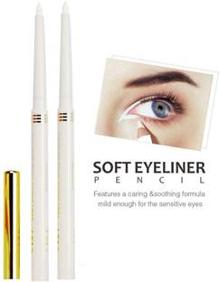LILLYAMOR Perfect Kajal Deep and Thick White Kohl Kajal Long Stay Waterproof Smudge Proof