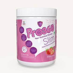 PRO360 Slim Weight Management Meal Replacement Protein Dietary Supplement For Men & Women – Strawberry Flavour