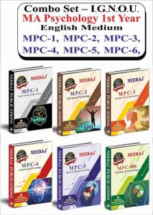 Neeraj Publication IGNOU MA Psychology 1st Year Set Of 6 Combo Books (MPC-1,MPC-2,MPC-3,MPC-4,MPC-5,MPC-6
) In ENGLISH Medium [Flexi Bound]