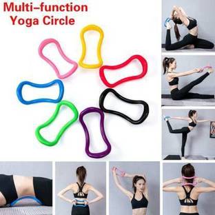 M MOD CON One Piece Yoga Ring circle Pilates Ring (Color may vary) Training Ring Resistance Tube