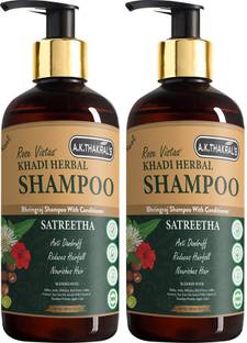 Rose Vistaa Khadi A.K.Thakral's Herbal Shampoo (Pack of 2)